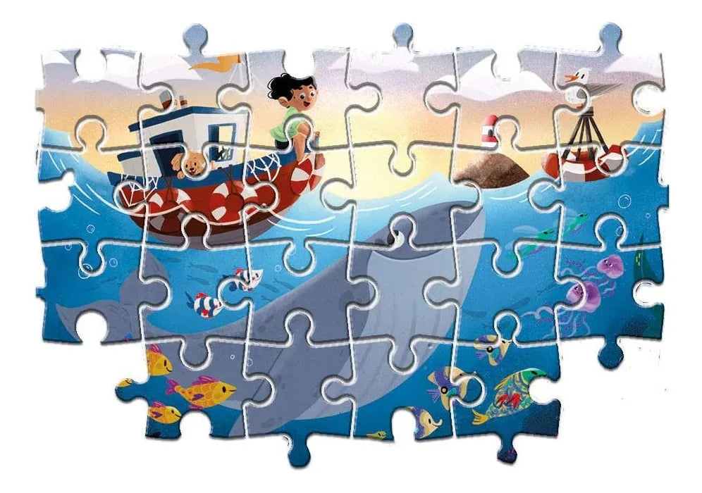 Rompecabezas Para Niños 4 En 1 Explorando El Oceano