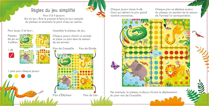 Juego De Mesas Didácticos Ludo Animales Para Niños