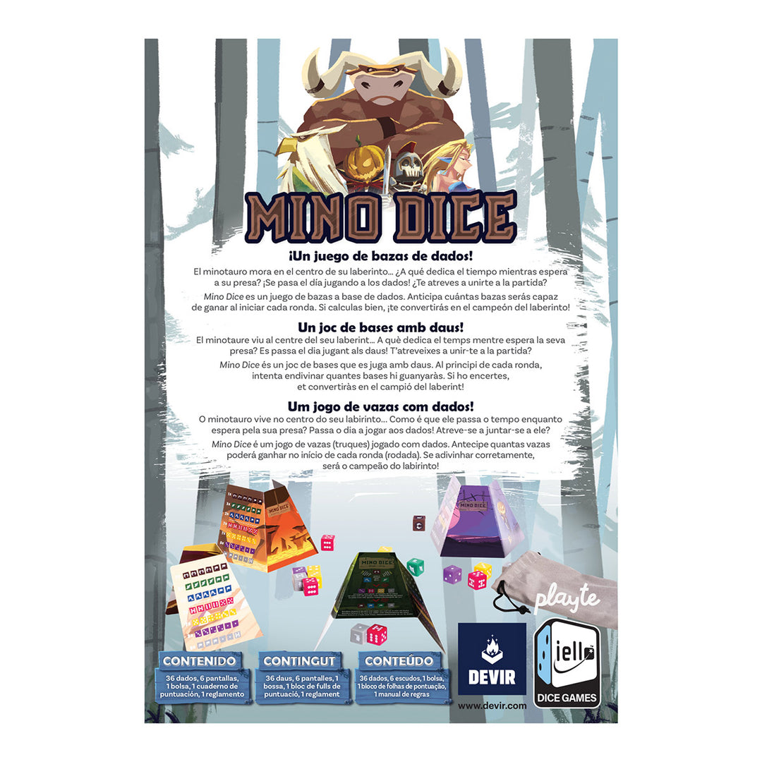 Juego De Mesa Minodice Estrategia Devir Para Niños