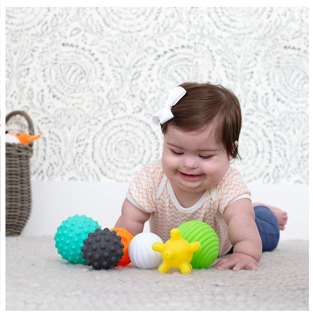 Juego Pelotas Sensoriales Bebe 6 Piezas Niños