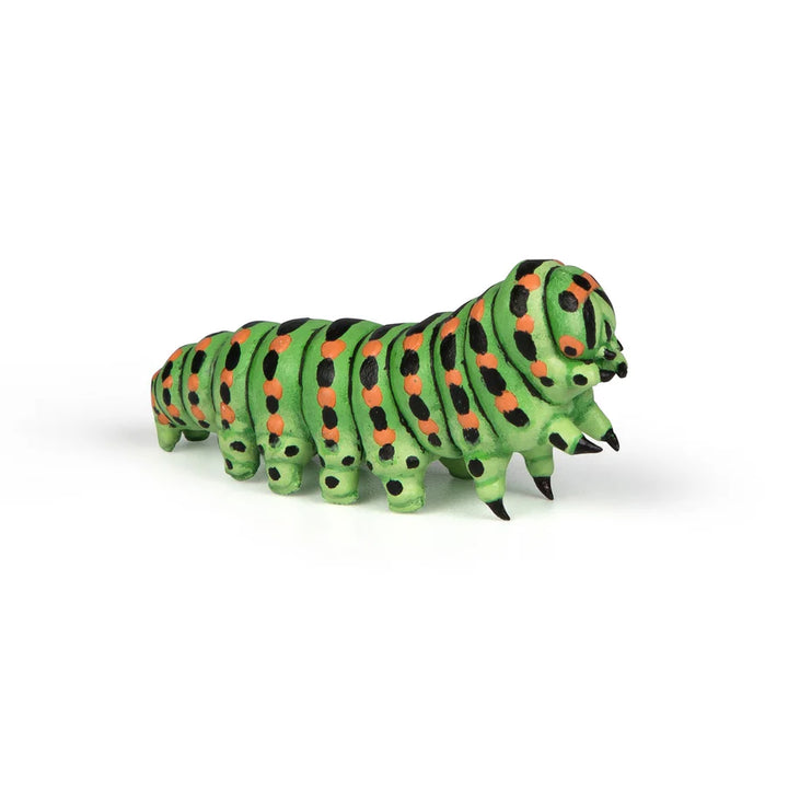 Figura Coleccionable Oruga Pintado A Mano Papo Para Niños