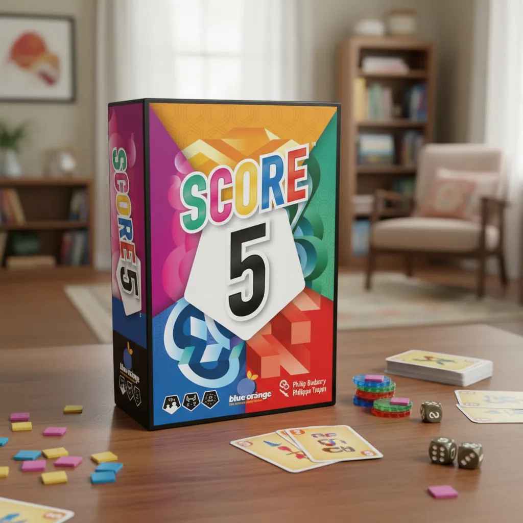Juego De Cartas Score 5 Estrategia Riesgo Adultos
