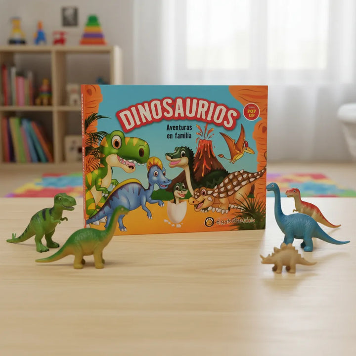 Libro Infantil Pop Up Dinosaurios Aventura Familiar