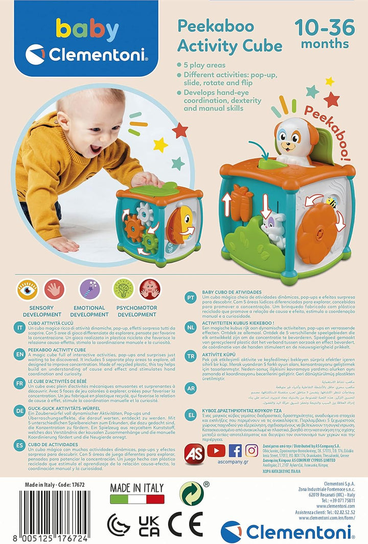Juego Didáctico Cubo Actividades Para Bebés