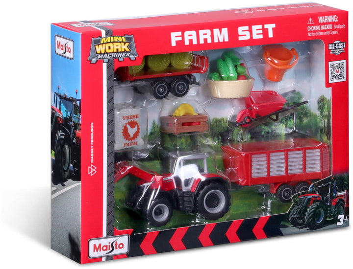 Set De Granja Y Maquinas Diecast Maisto