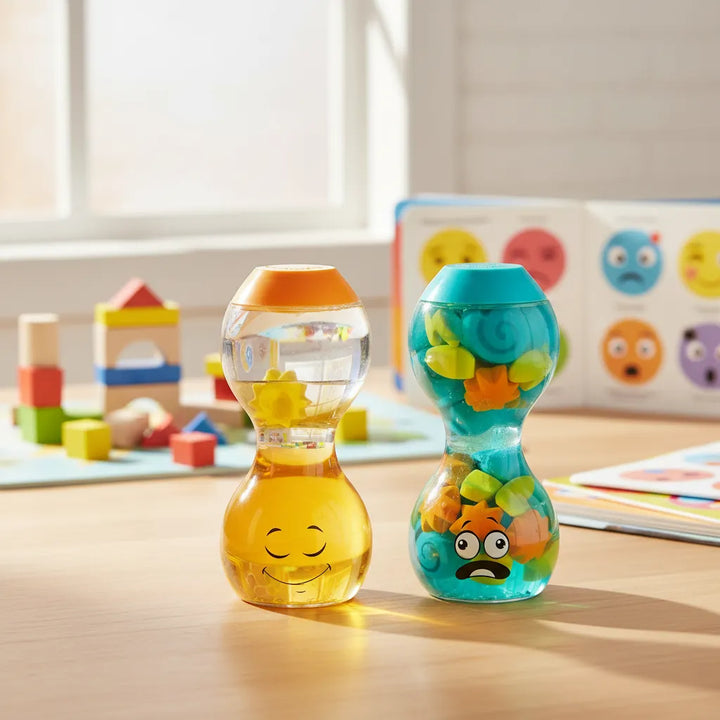 Juego Botellas Sensorial Emocional Para Niños