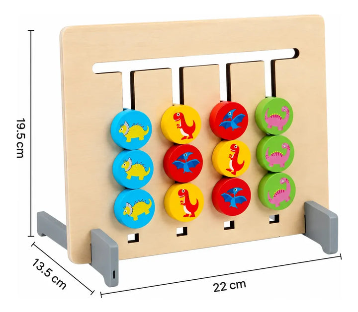 Juego De Lógica Montessori En Madera Para Niños
