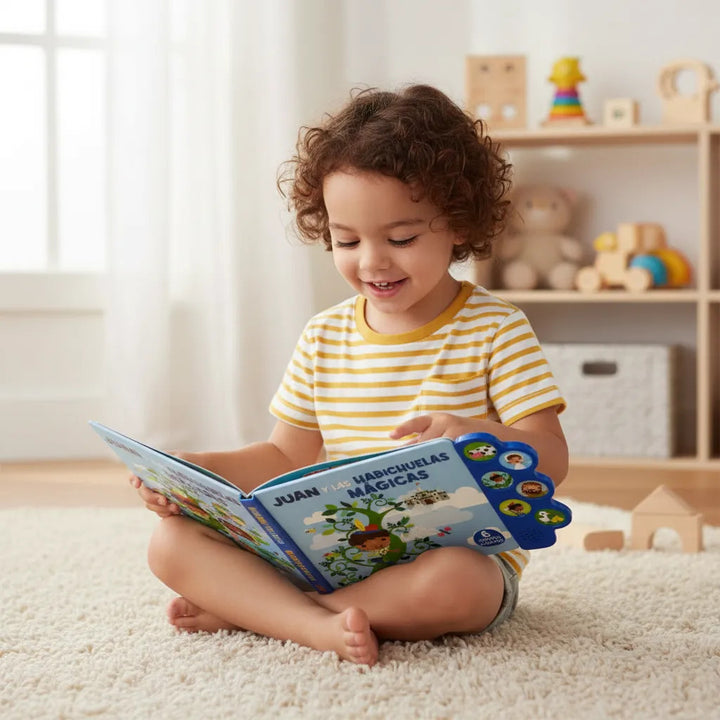 Libro Interactivo con Sonido Jack y las habichuelas mágicas Para Niños