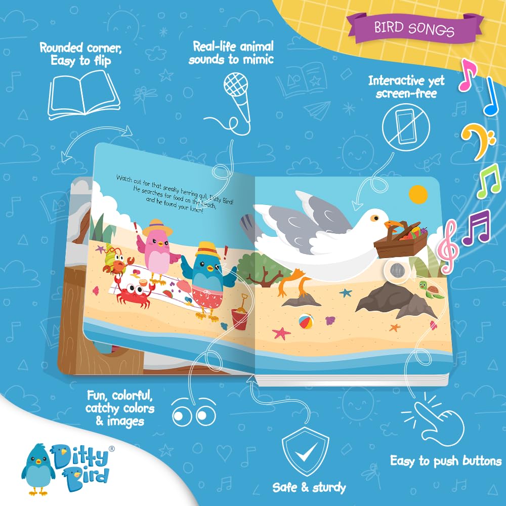 Libro Musical Educativo Sonidos De animales Para Niños