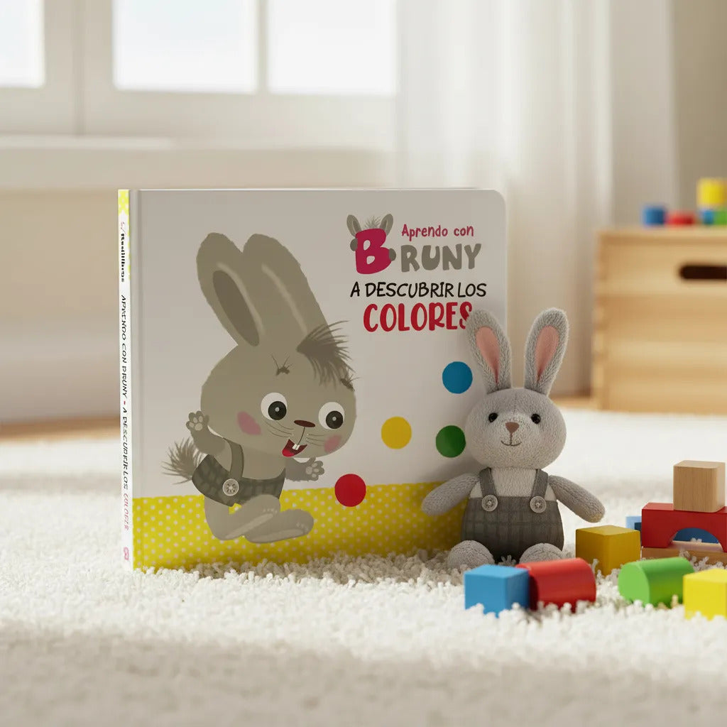 Libro Aprendo con Bruny A Descubrir los Colores Para Niños
