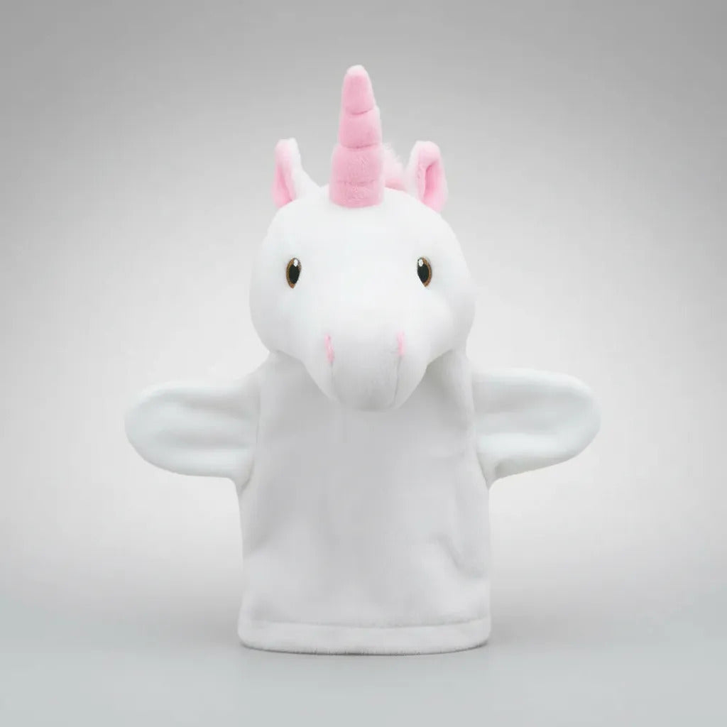 Títere Didáctico De Peluche Unicornio Para Niños