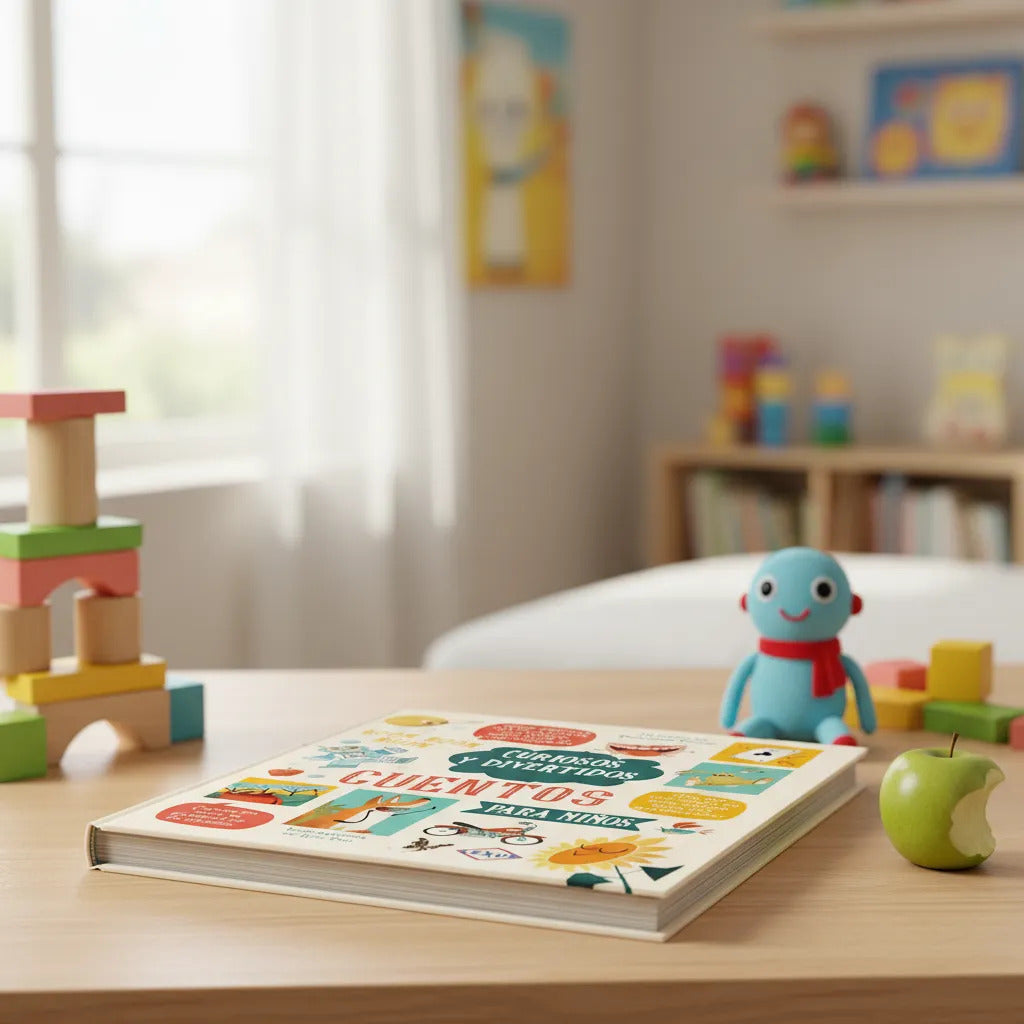 Libro Ilustrado Curiosos Y Divertidos Cuentos Para Niños