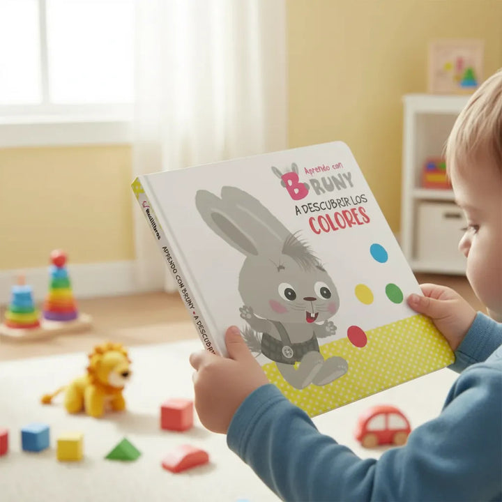 Libro Aprendo con Bruny A Descubrir los Colores Para Niños
