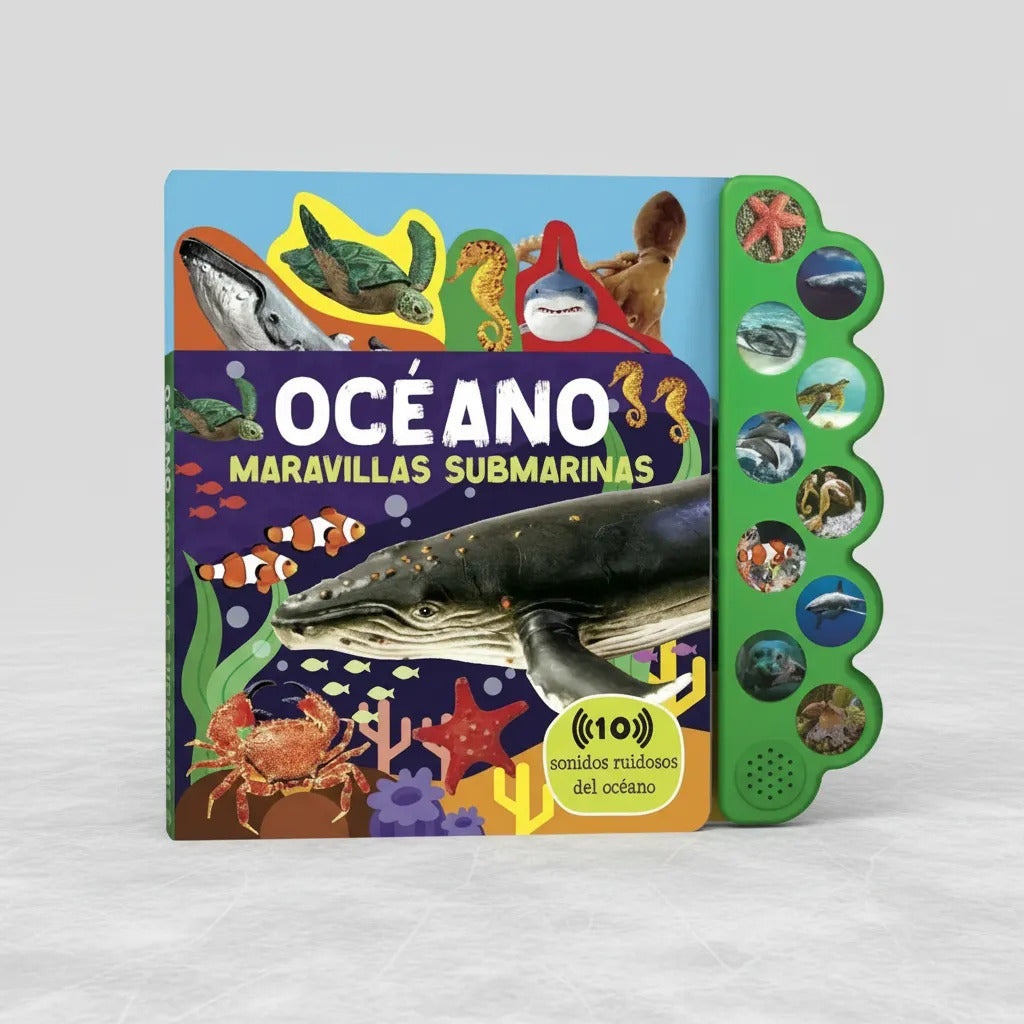 Libro de Sonidos Océano Maravillas Submarinas Lexus Para Niños