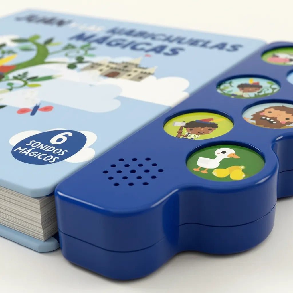 Libro Interactivo con Sonido Jack y las habichuelas mágicas Para Niños