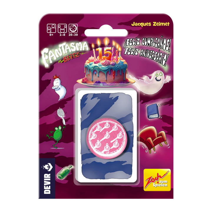 Juego de Mesa Fantasma Blitz ¡Feliz aniversario! Devir Para Adultos