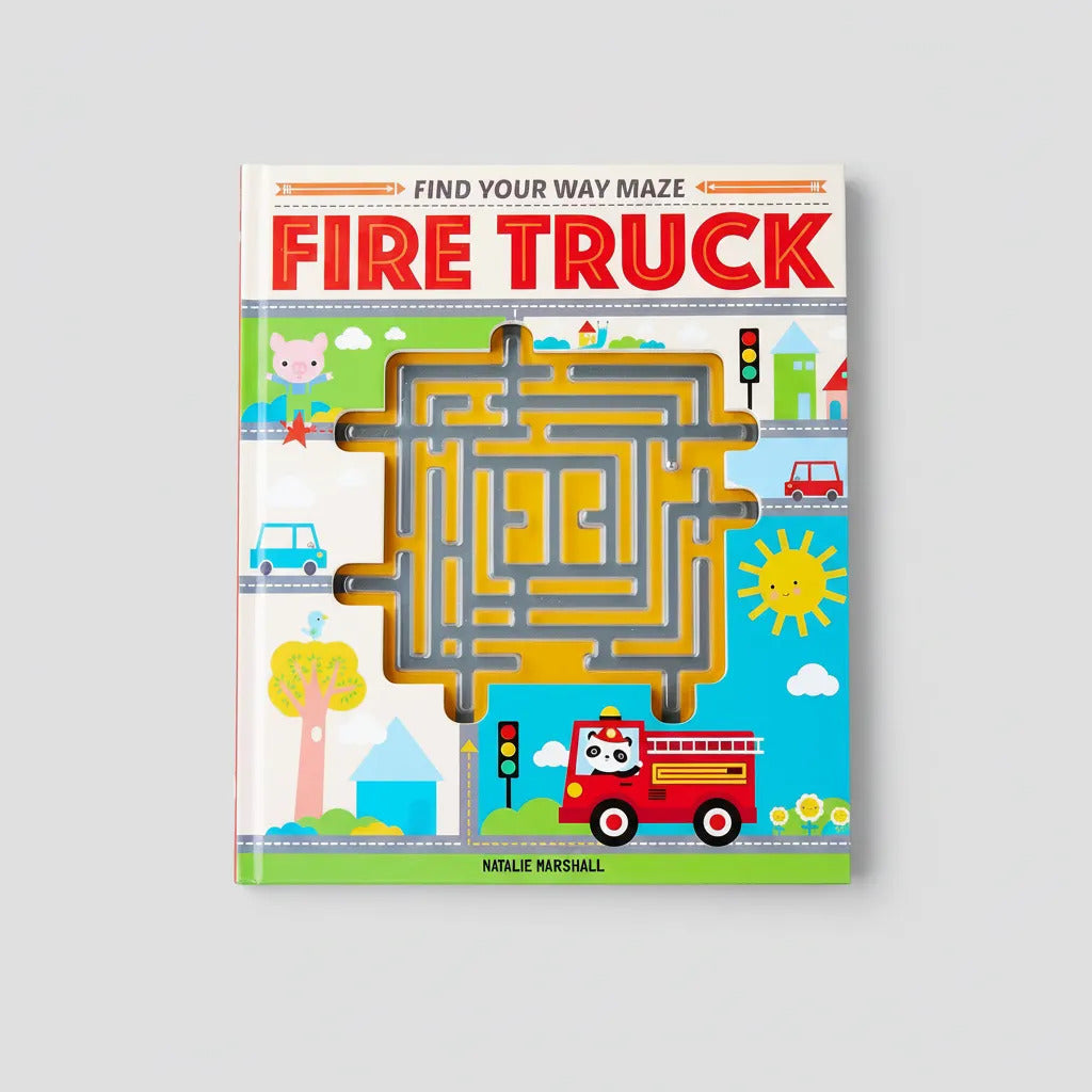 Libro Didáctico Bomberos Laberinto Para Niños