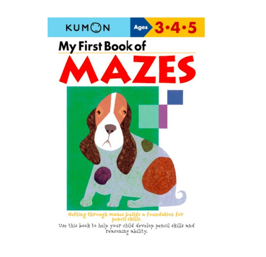 Libro Didáctico Kumon Mi Primer Libro De Laberintos Niños