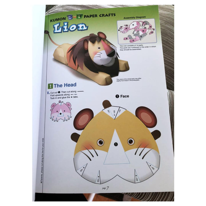 Libro Kumon Animals Lion &amp; Mouse