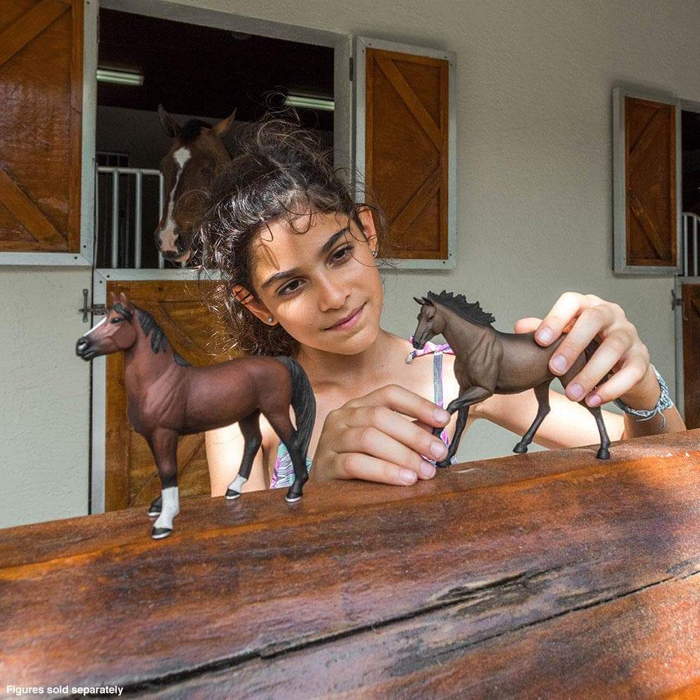 Figura Animales Caballo Morgan Pintado a Mano