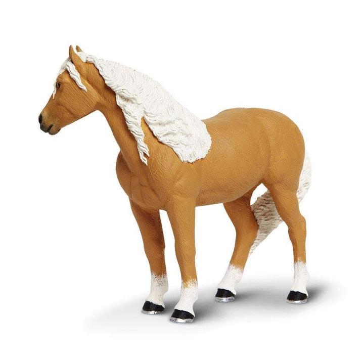 Figura Animales Caballo Palomino Pintado a Mano