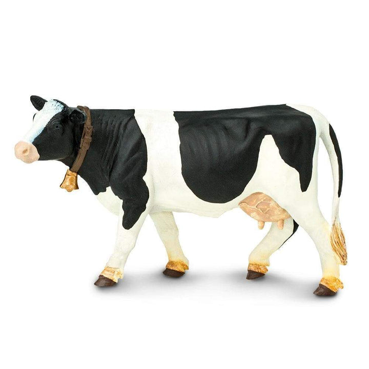 Figura Animales Vaca Holstein Pintado a Mano