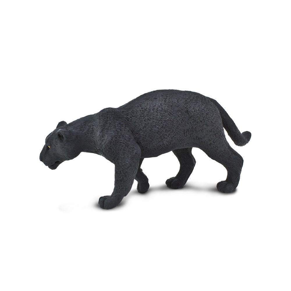 Figura Animales Jaguar Negro Pintado a Mano