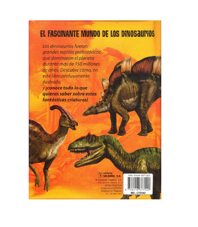 Libro: El fascinante mundo de los dinosaurios