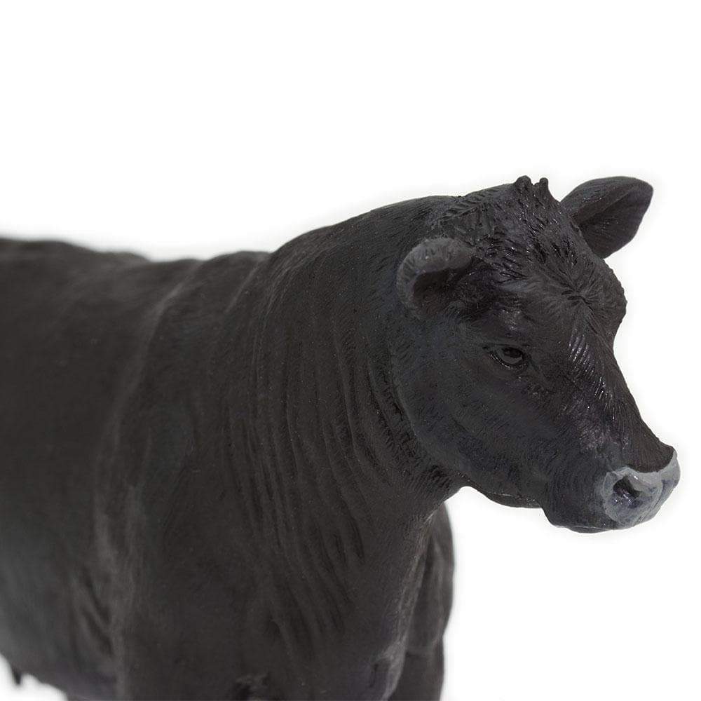 Figura Animales Vaca Angus Pintado a Mano