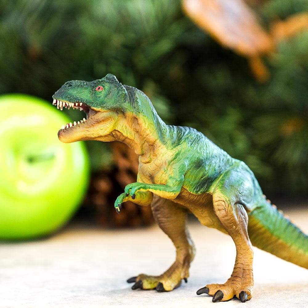 Figura Dinosaurio Tiranosaurio Rex Pintado a Mano