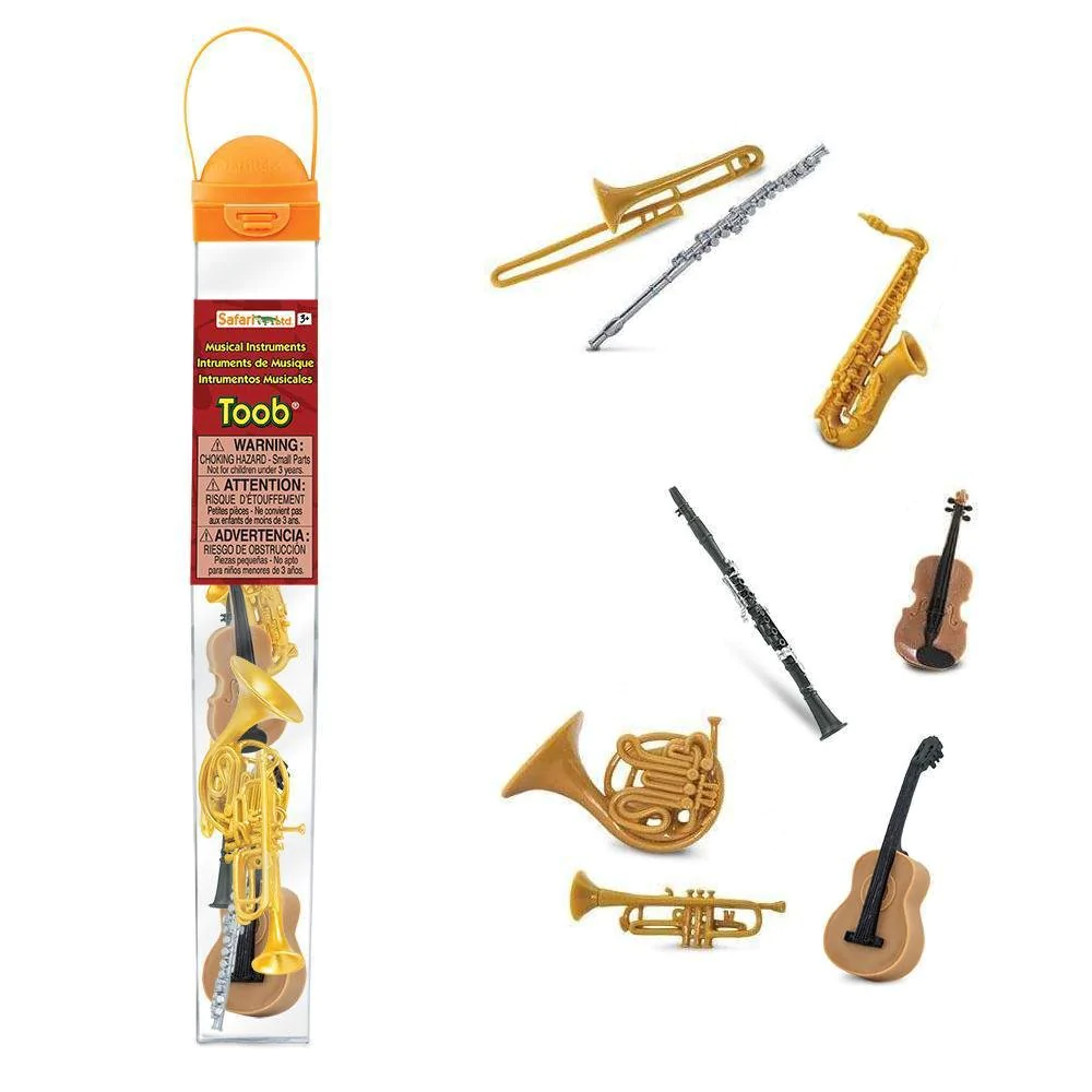 Tubos De Instrumentos Musicales Pintado a Mano
