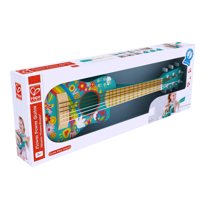 Guitarra Azul Diseño A Mano