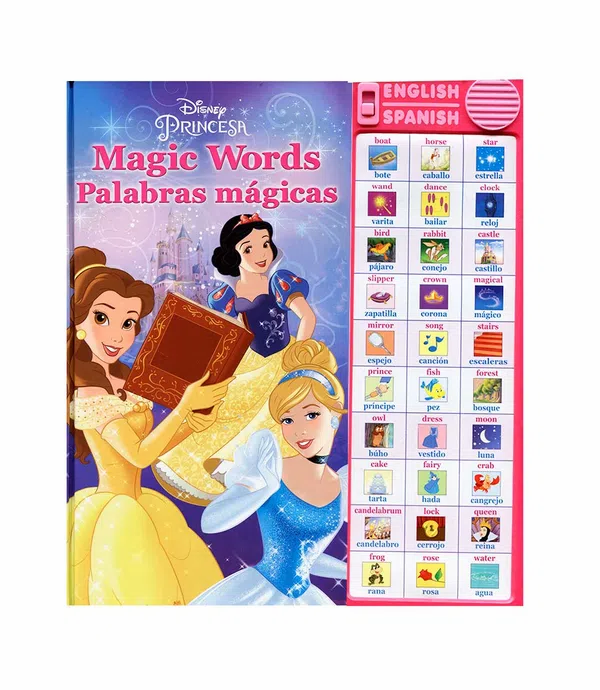 Libro bilingüe Palabras mágicas Princesas