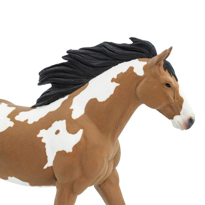 Figura Animales Caballo Semental Pintado a Mano