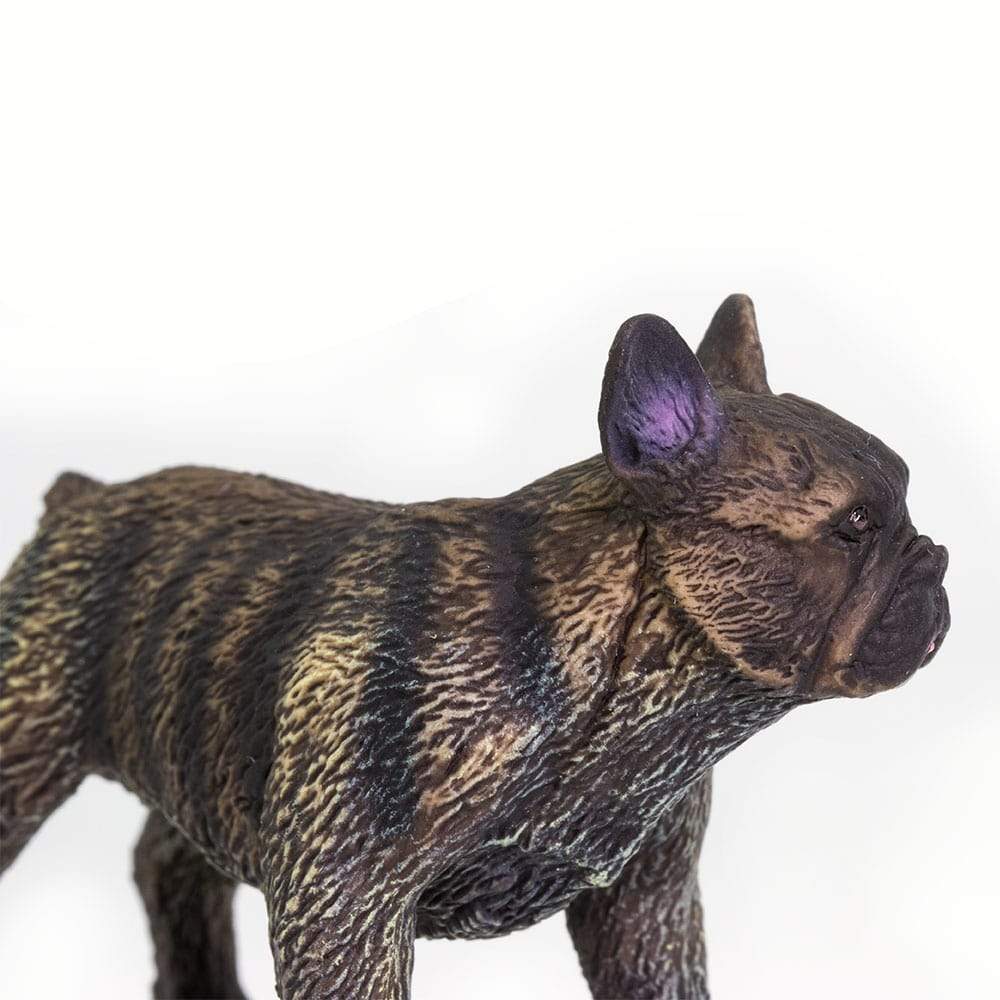 Figura Animales Bulldog Frances Pintado a Mano
