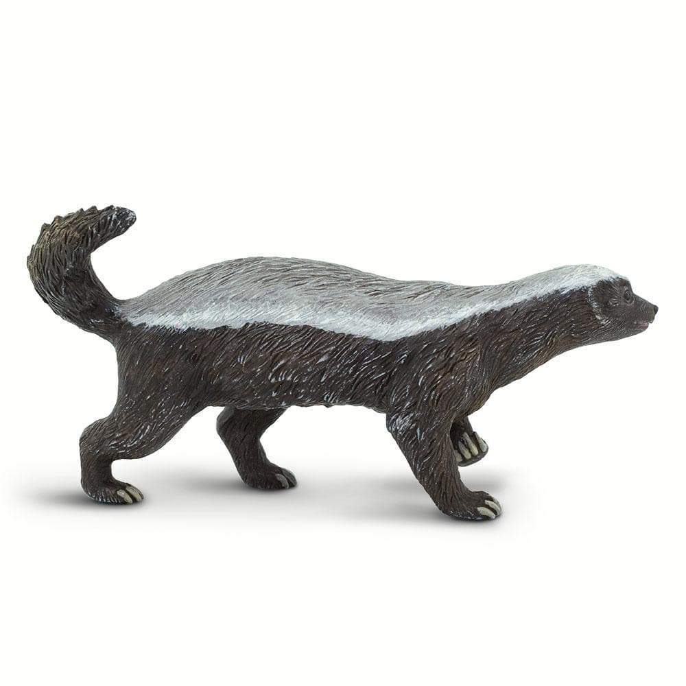 Figura Animales Tejon De Miel Pintado a Mano