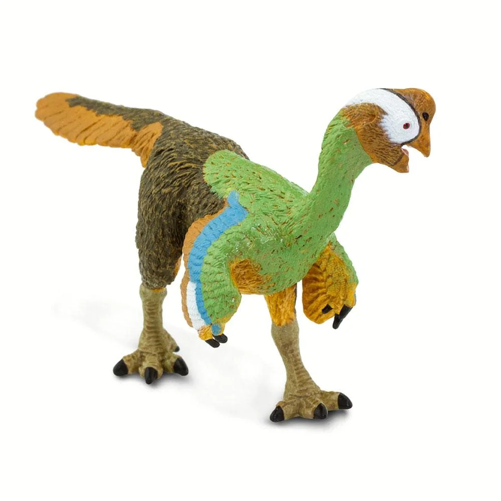 Figura Dinosaurio Citipati Pintado a Mano