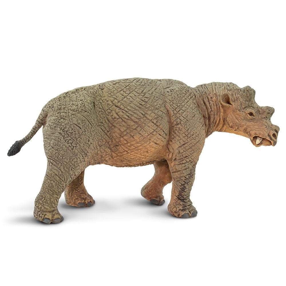 Figura Dinosaurios Uintatherium Pintado a Mano