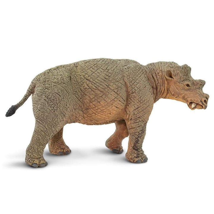 Figura Dinosaurios Uintatherium Pintado a Mano