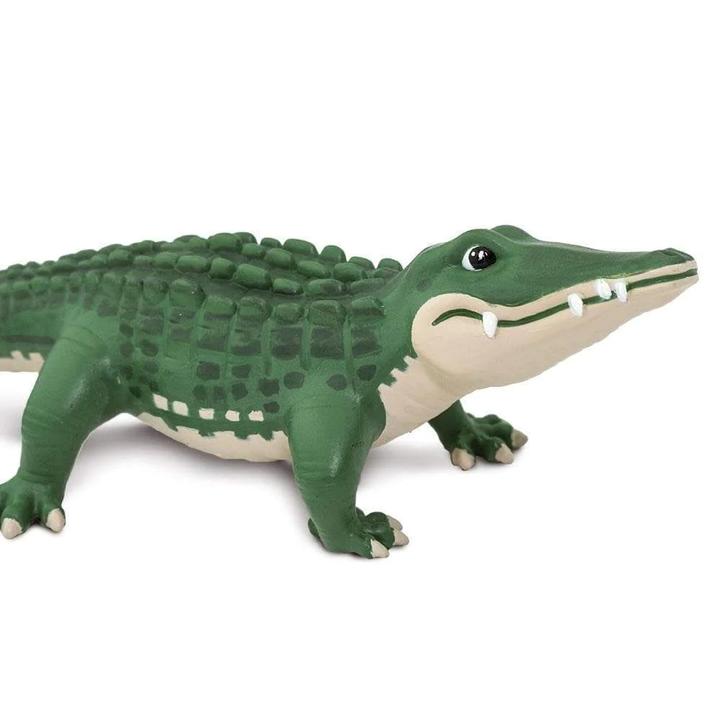 Figura Animales Cocodrilo Bernie Pintado a Mano
