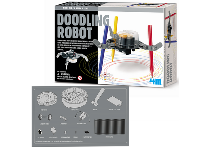 Experimento de juguete Robot Garabatos