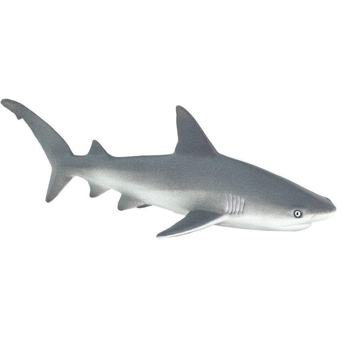 Figura Animales Tiburon Gris Pintado a Mano