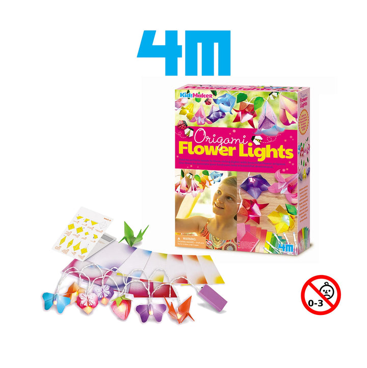 Set De Manualidades Flores De Origami Luces
