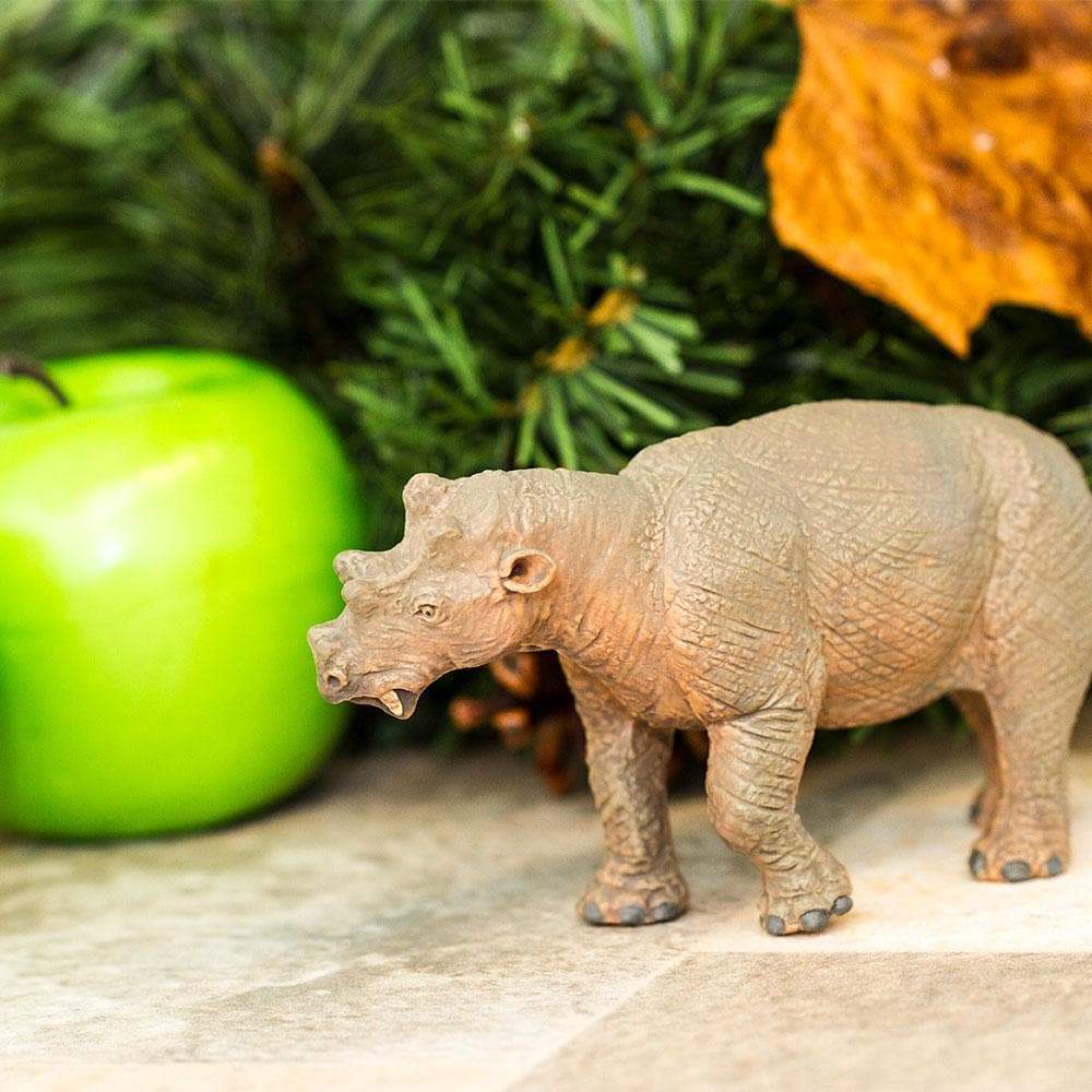 Figura Dinosaurios Uintatherium Pintado a Mano
