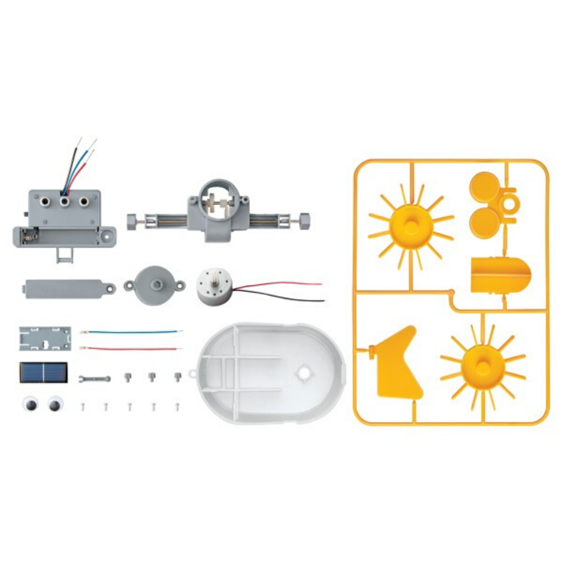 Experimento de juguete :  Robot acuático solar