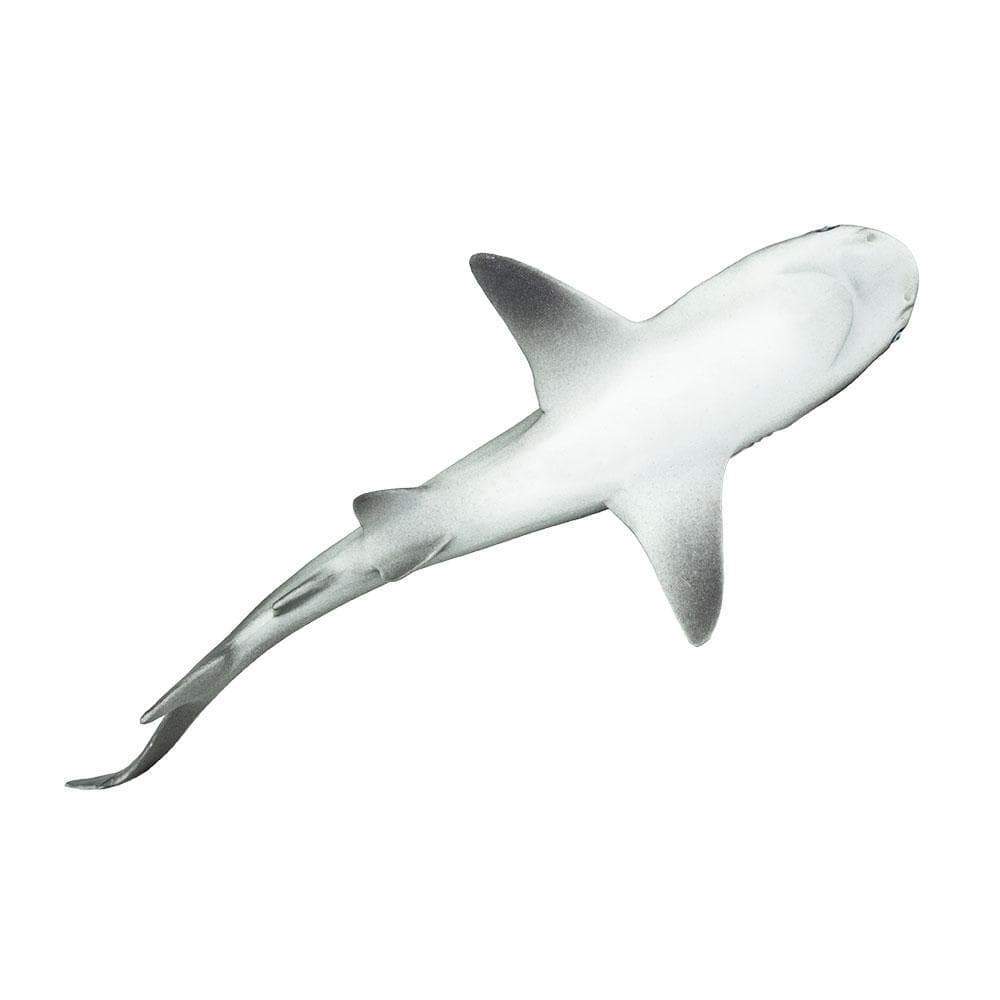 Figura Animales Tiburon Gris Pintado a Mano