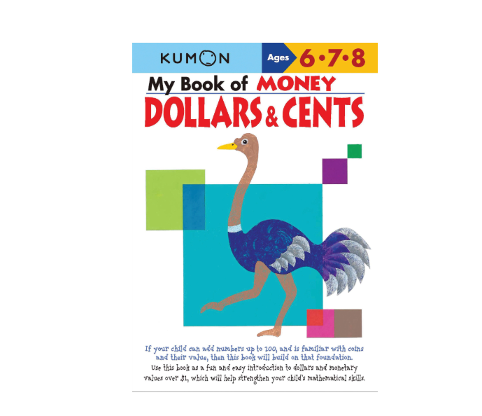 Libro Kumon My Book Of Money Dollars And Cents para niños