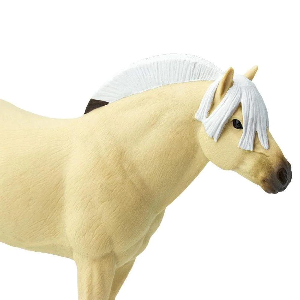 Figura Animales Caballo Fjord Pintado a Mano