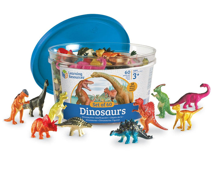 Juego Set De Dinosaurios Para Contar ParaNiños