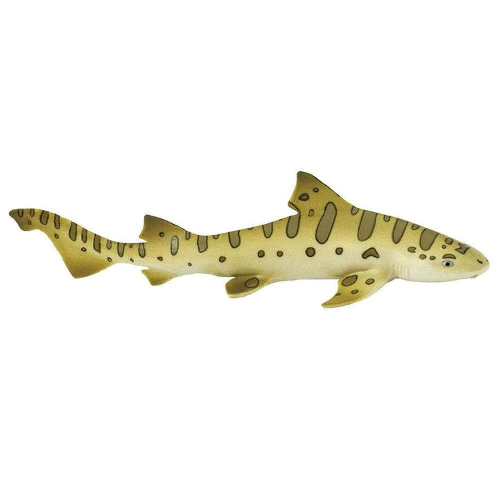 Figura Animales Tiburon Leopardo Pintado a Mano